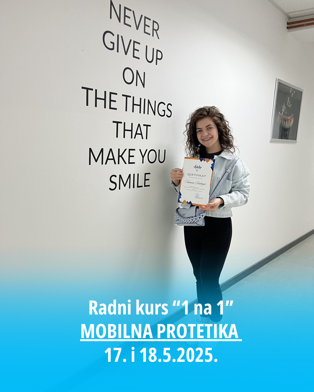 Održan radni kurs na temu “Mobilna protetika” 17. i 18.5.2025.