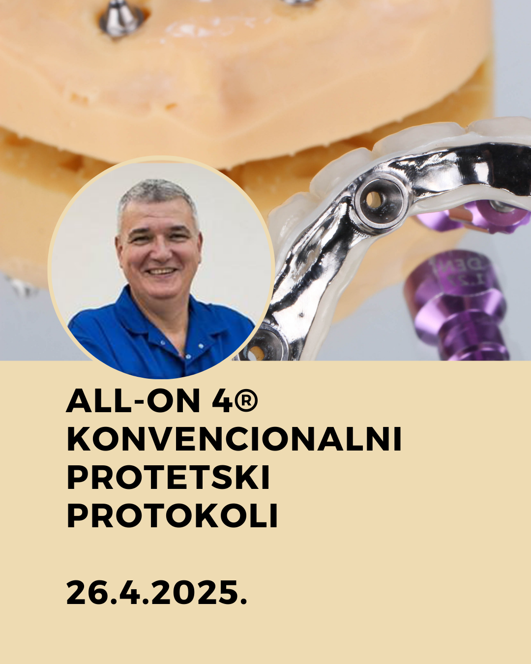 Radni kurs “ALL-ON 4 KONVENCIONALNI PROTETSKI PROTOKOLI” – najava