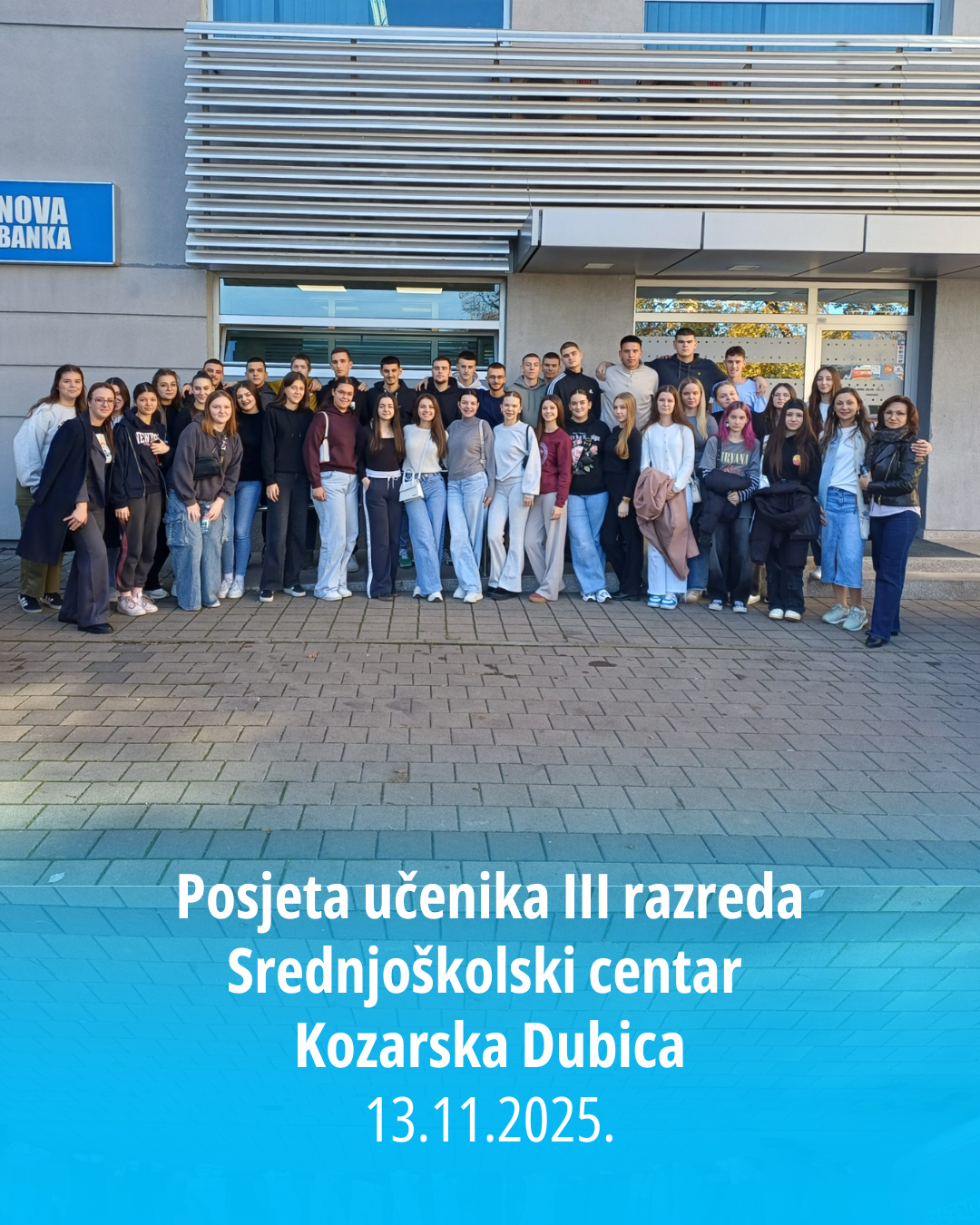 Posjeta učenika Srednjoškolskog centra Kozarska Dubica