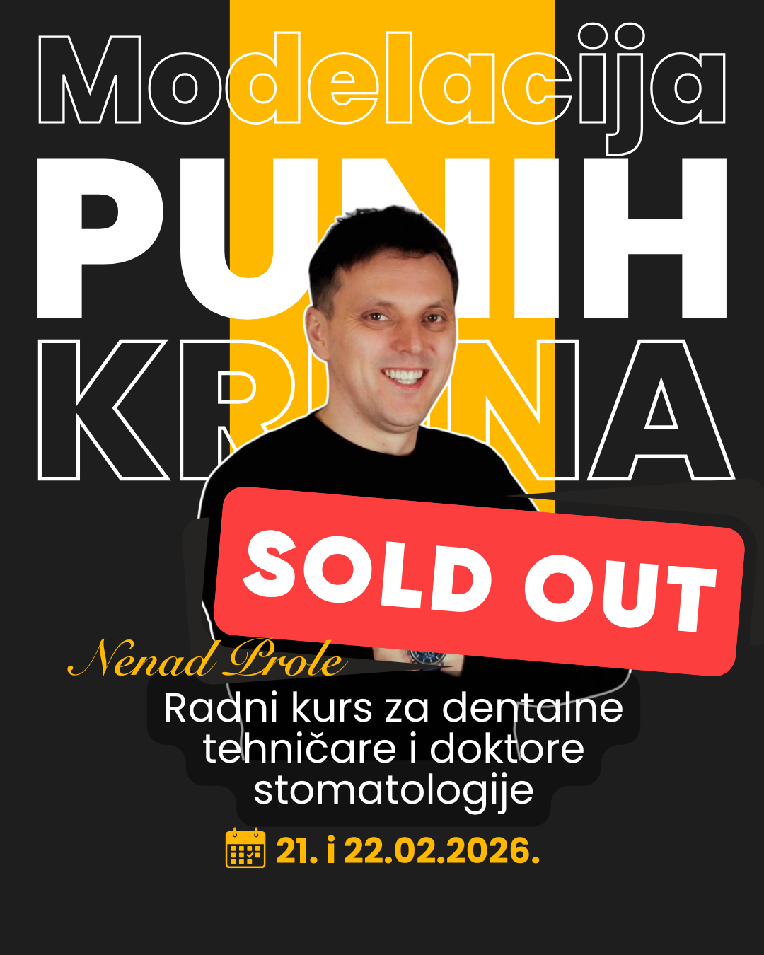 „Modelacija punih kruna“ – SOLD OUT!